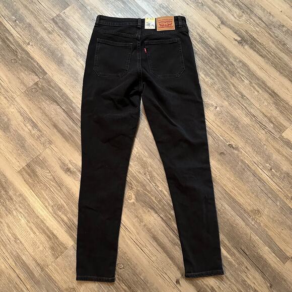 Levi’s 721 Utility High Rise Skinny Jeans Women’s 28x28 Black Stretch New - Picture 4 of 8